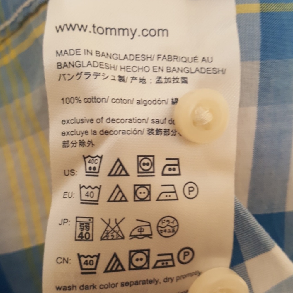 *Sold New Tommy Hilfiger Plaid Shirt - Picture 4 of 6